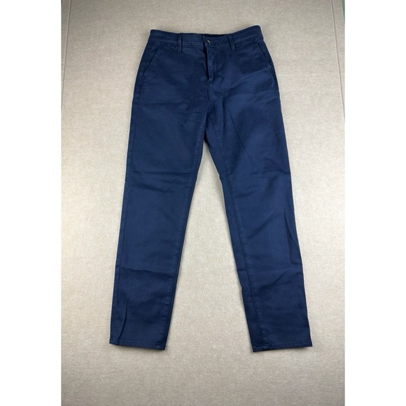 AG Adriano Goldschmied Womens Pants 25R Blue The Caden Tailored Trousers Tapered - Picture 1 of 12